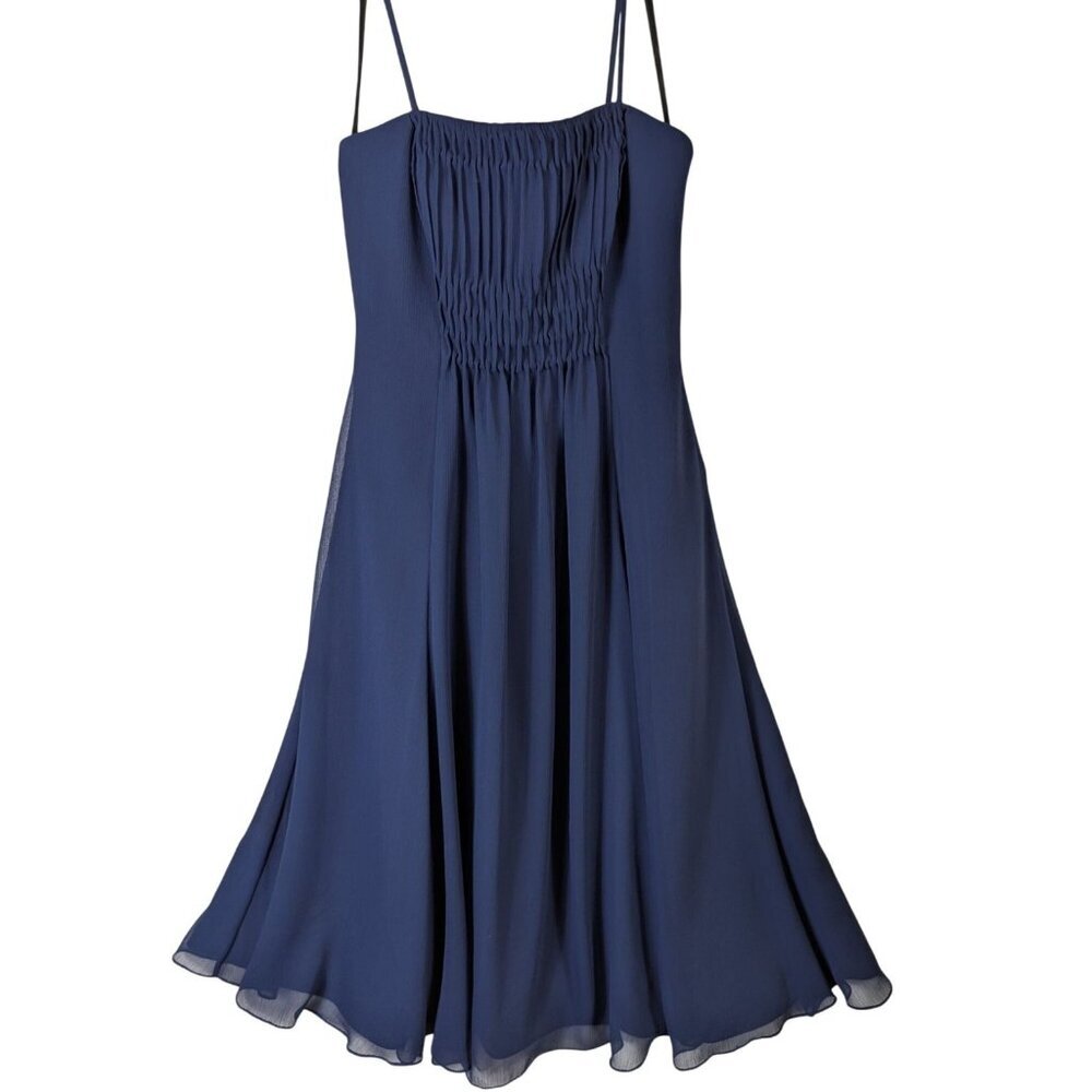 David's Bridal Vineyard Women size 8 Midi Dress Romantic Flowy Event Party Glam